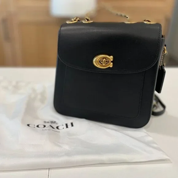 Coach Madison Convertible Backpack 18 in Black Leather - Picture 3 of 13